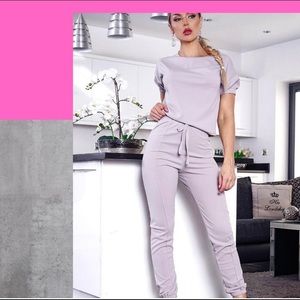 Lavender Two Piece Lounge-wear Set